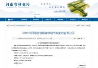 2021年河南省省级森林城市拟批准名单公示